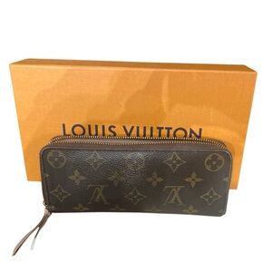 Louis Vuitton Brown Monogram Clemence Wallet